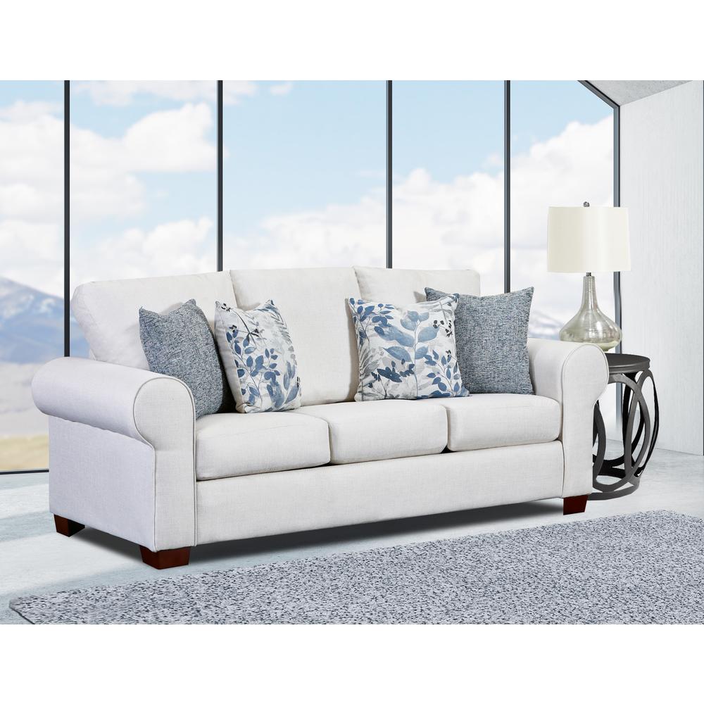 Pembroke Sofa Sleeper with Four Throw Pillows