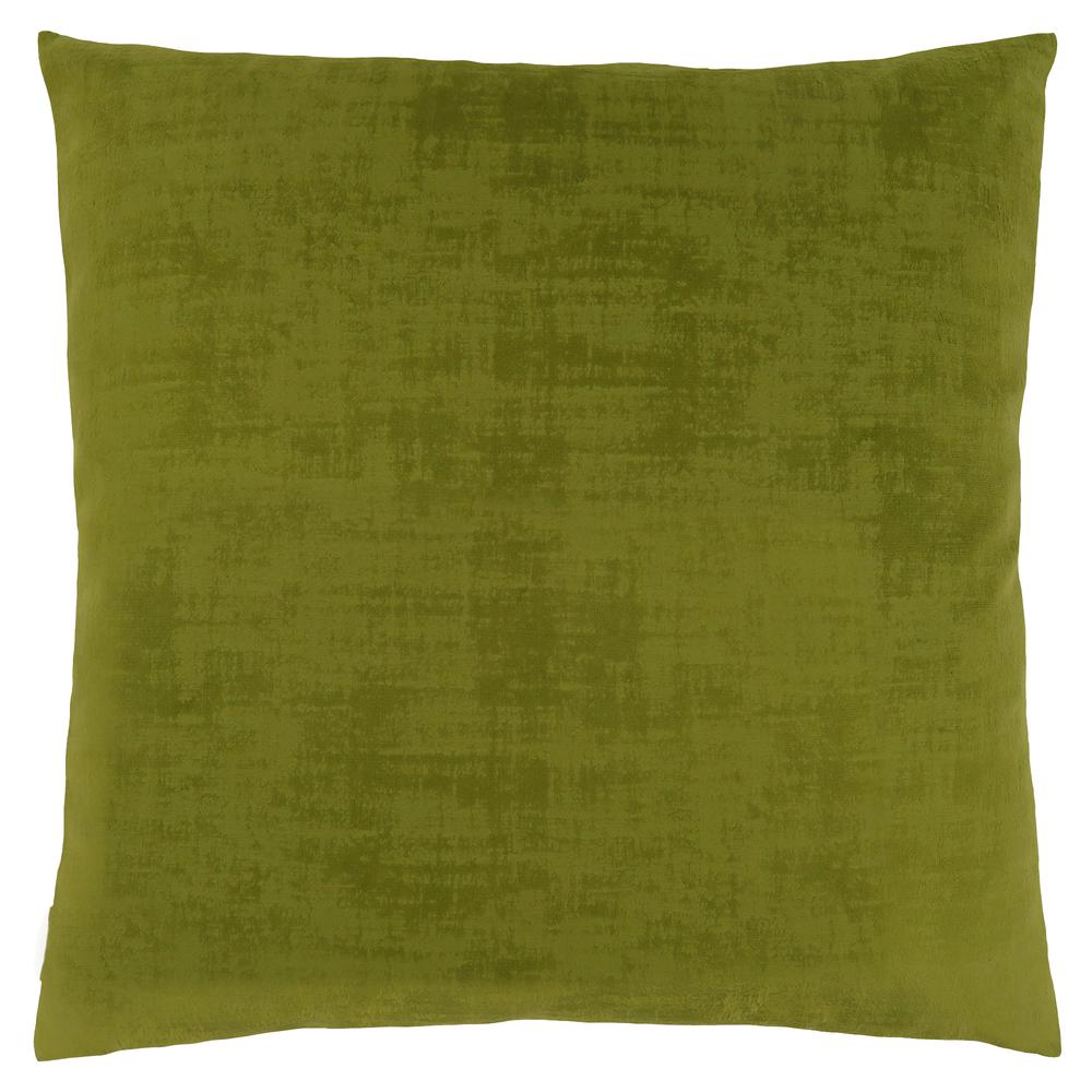 Lime Brushed Velvet Pillow
