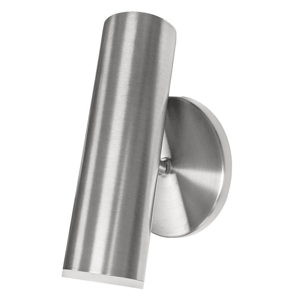 6W Wall Sconce, Satin Chrome with Frosted Acrylic Diffuser - Lacasademartha 
