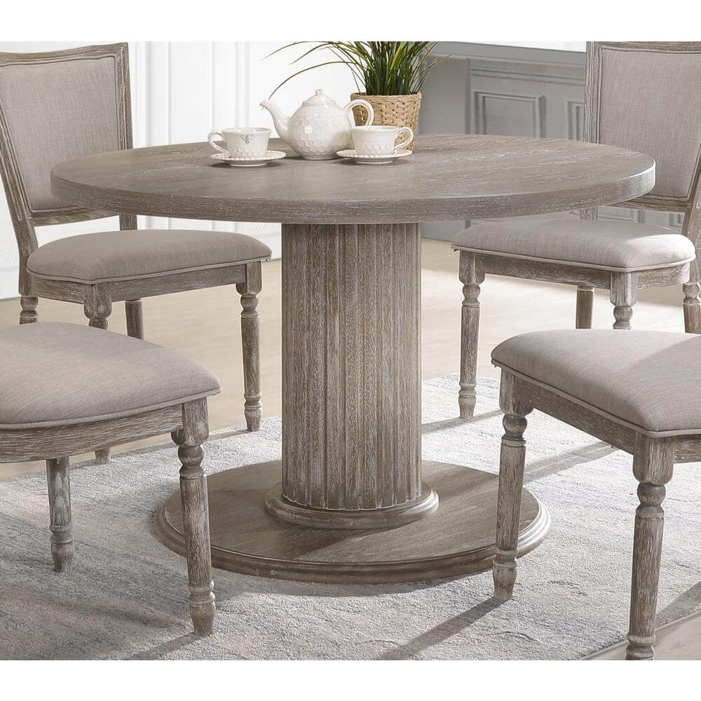 47" Transitional Wood Dinette Table in Gray