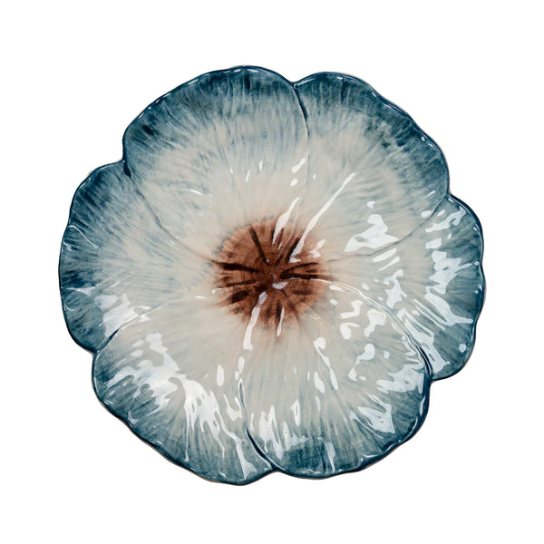 Elisabetta Flower Plate, Green