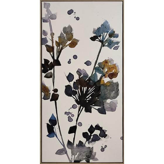2Pcs/Set Framed Embellished Canvas Multi