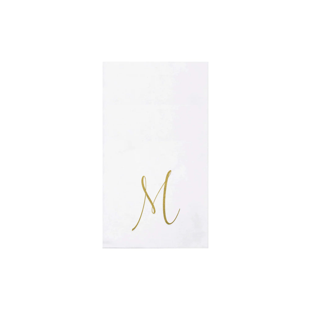 Papersoft Napkins Monogram Guest Towels (Pack of 20) - Lacasademartha 