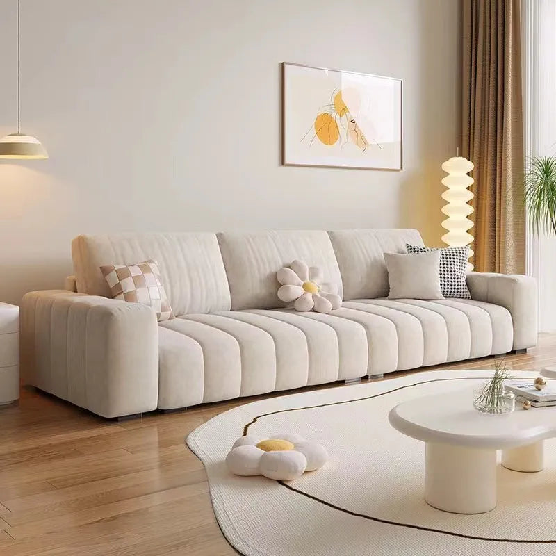 Fabric Luxury Sofa Modern Recliner L Shaped