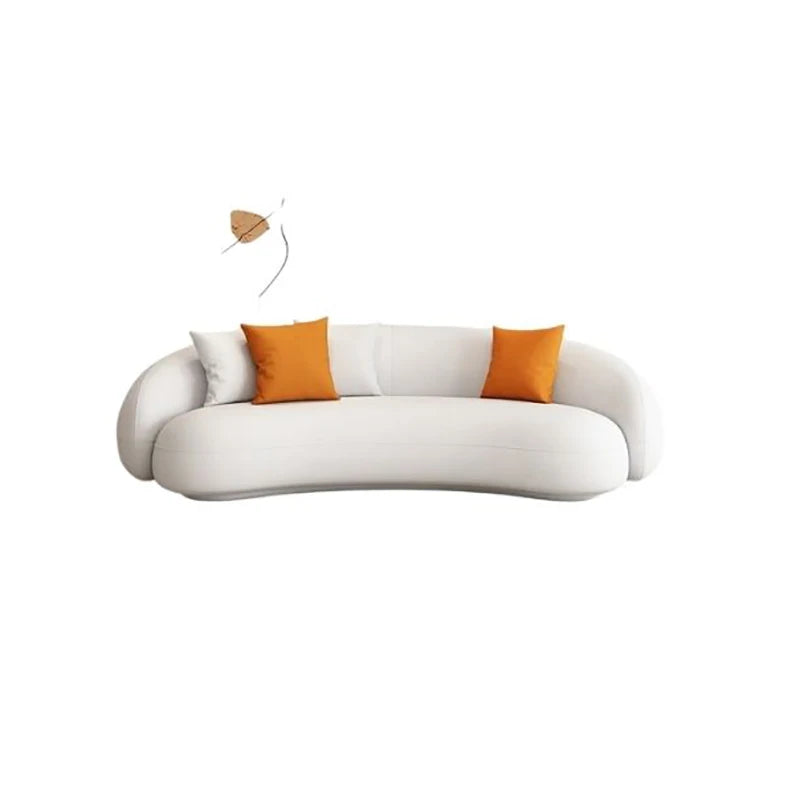 Upholstered Luxury Couch Modern White Nordic