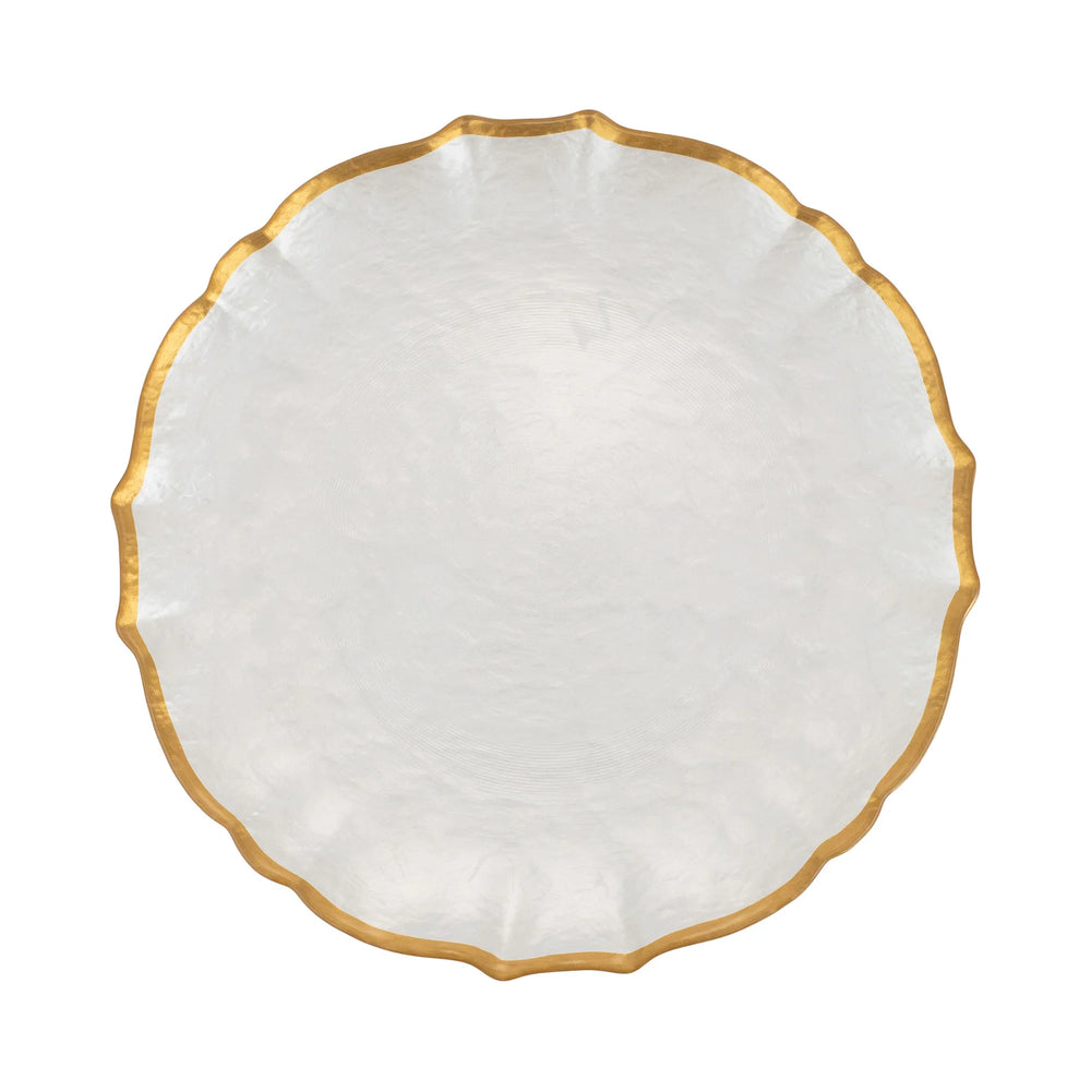 Baroque Glass Dinner Plate