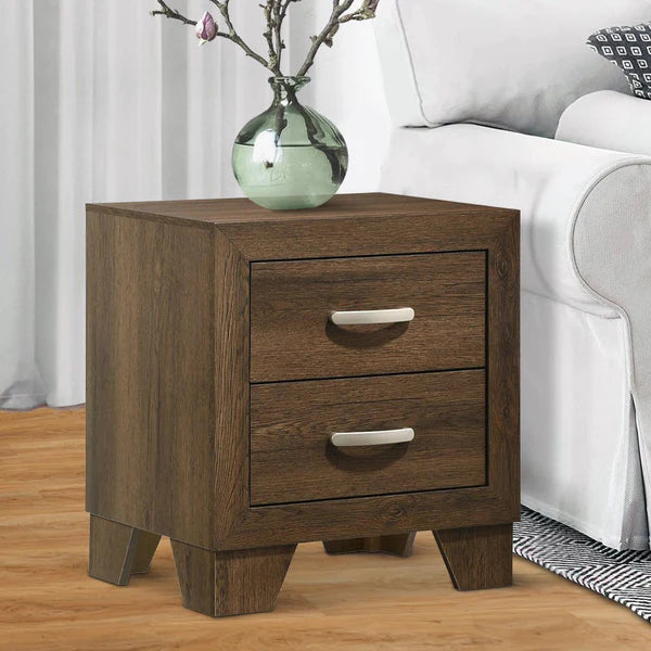 Transitional Style Wooden Nightstand - Lacasademartha