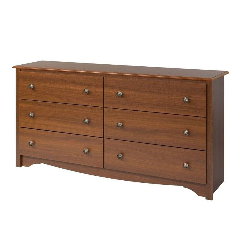 Bedroom Dresser in Medium Brown