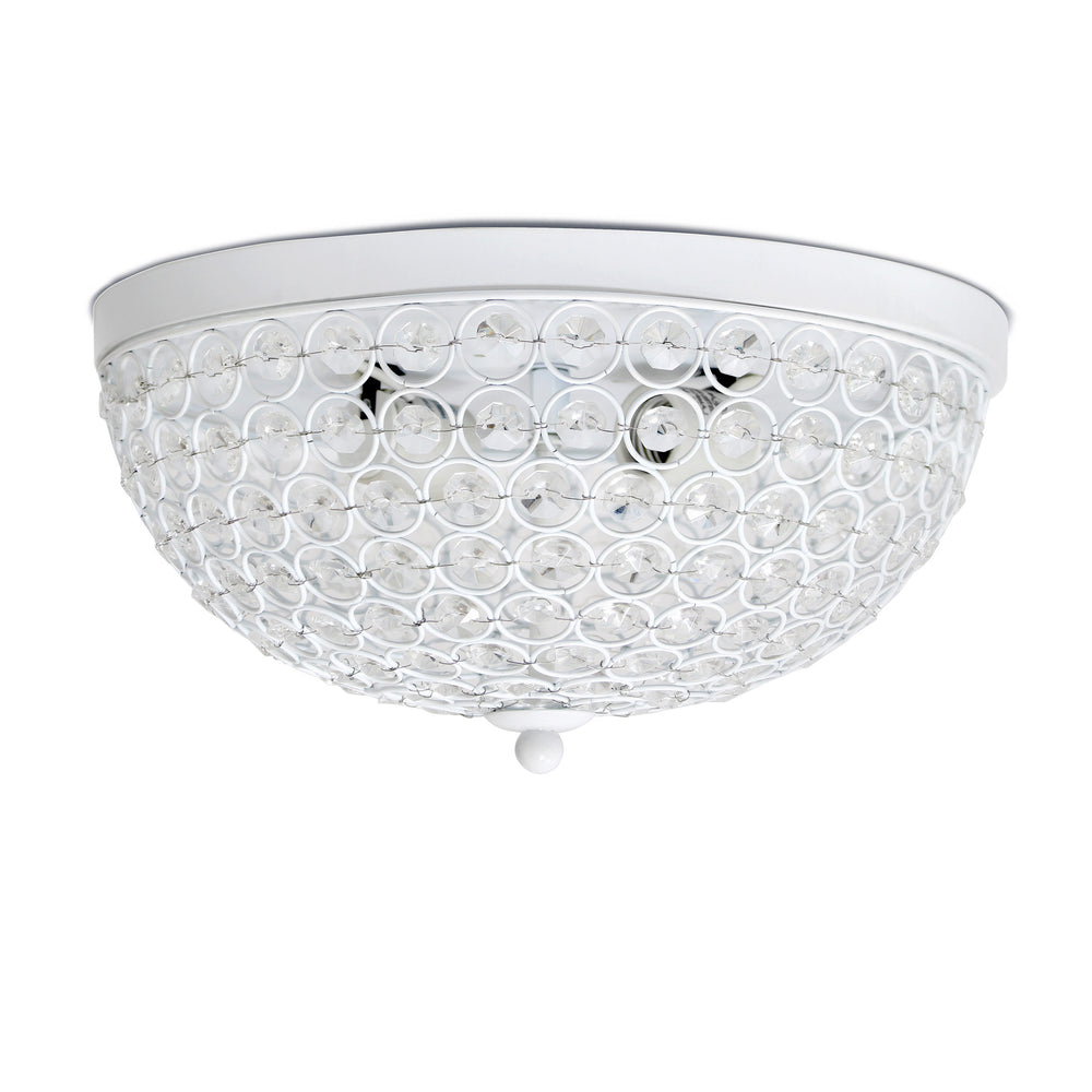 Elipse Crystal Flush Mount Ceiling Light