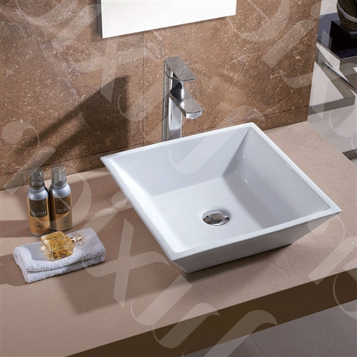 White Bathroom Porcelain Sink