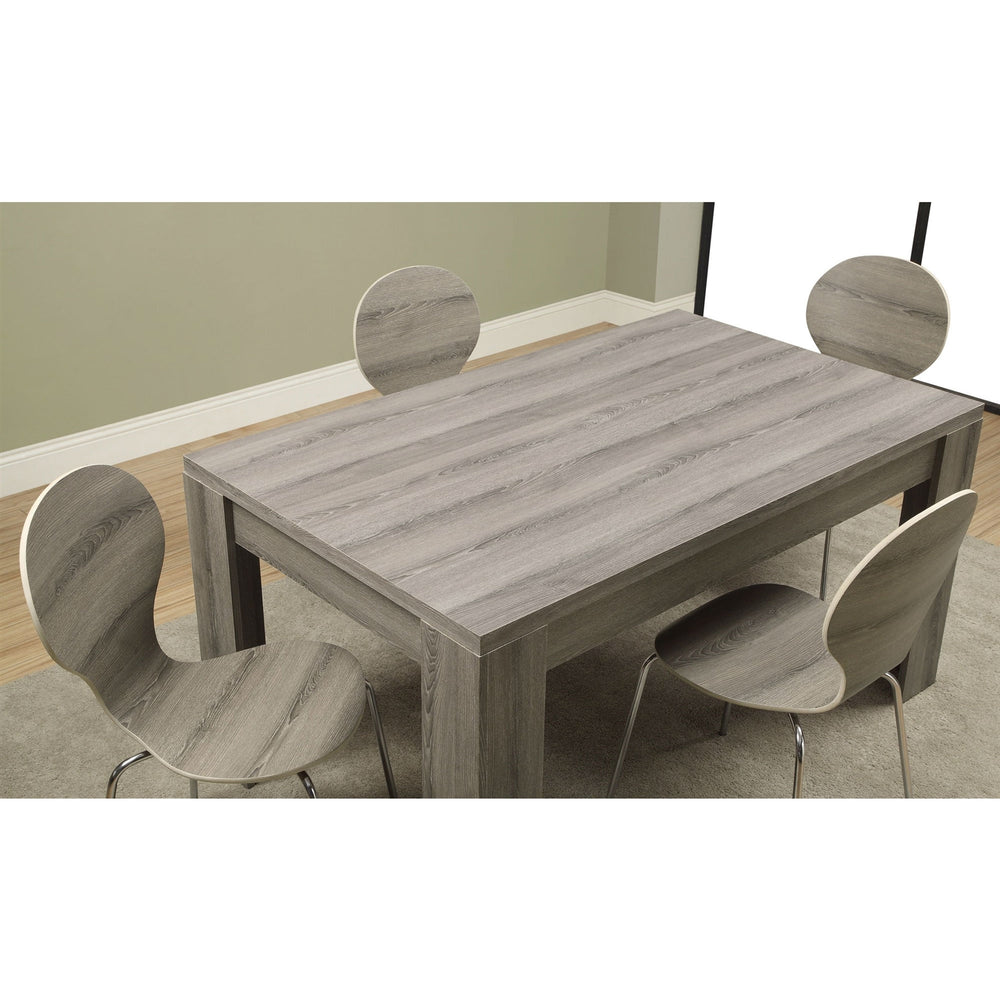 Modern Block Leg Rectangular Dining Table